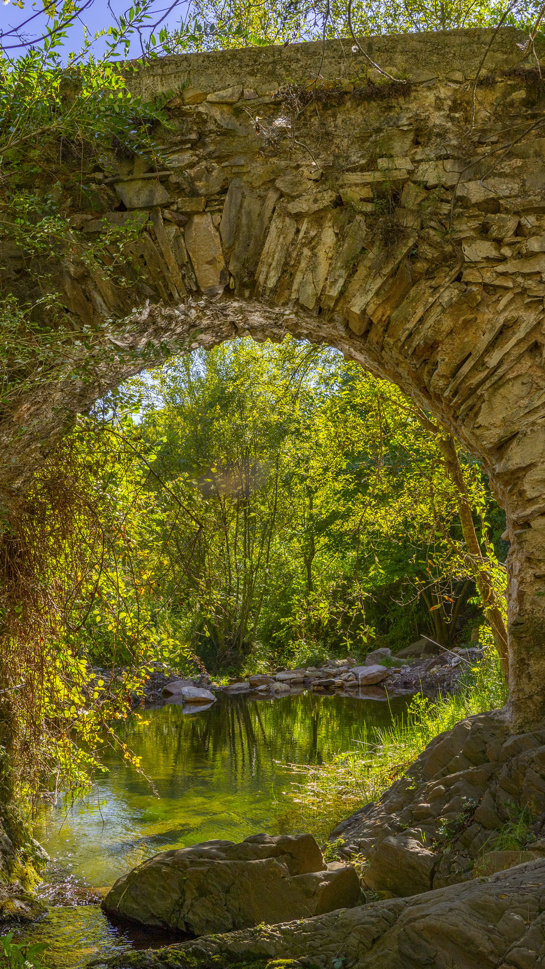 Puente romano en el Pozo del Molino